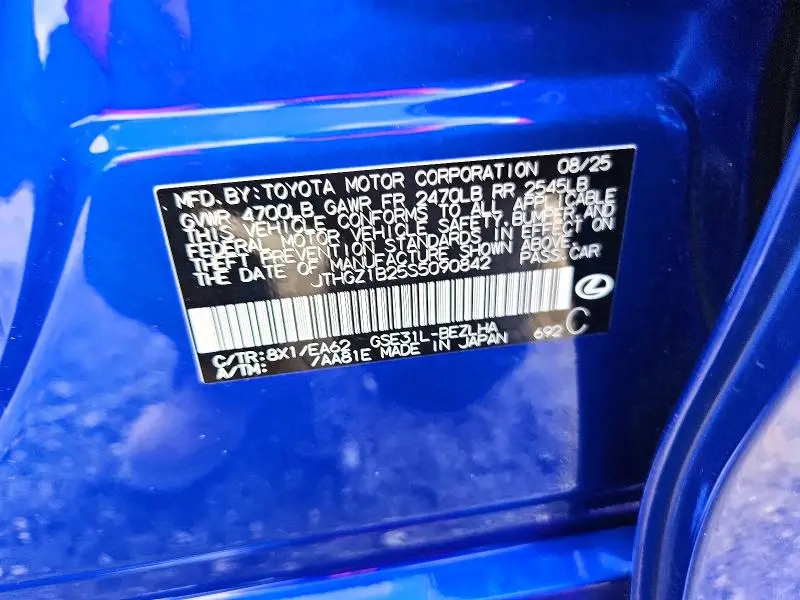 2025 LEXUS IS 350 F SPORT  