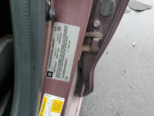 2019 CHEVROLET SPARK LS