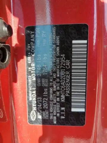2013 HYUNDAI VELOSTER   
