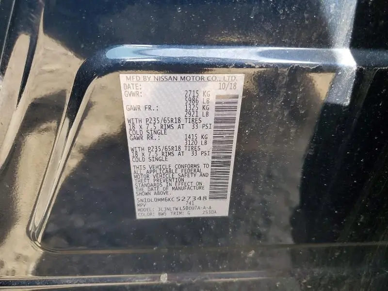 2019 INFINITI QX60 LUXE  