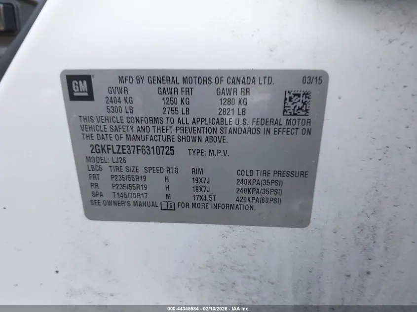 2015 GMC TERRAIN DENALI