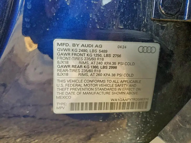 2024 AUDI Q5 PREMIUM 45  