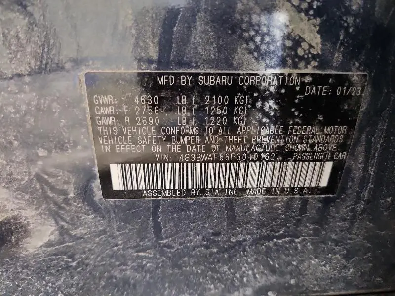 2023 SUBARU LEGACY PREMIUM  