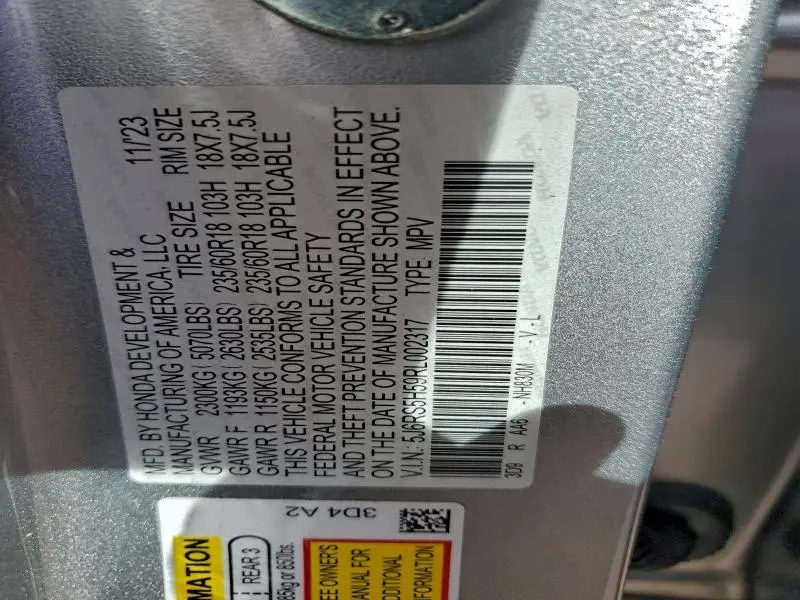 2024 HONDA CR-V SPORT  