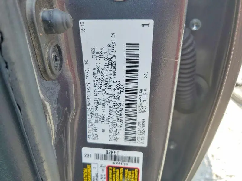 2014 TOYOTA TUNDRA CREWMAX LIMITED  