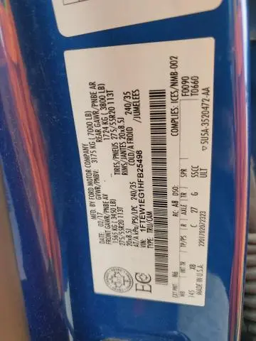 2017 FORD F150 SUPERCREW  