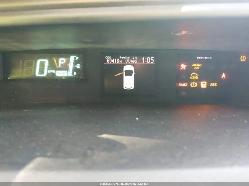 2012 TOYOTA PRIUS C FOUR/ONE/THREE/TWO