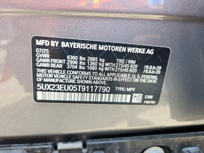 2026 BMW X5 XDRIVE40I  