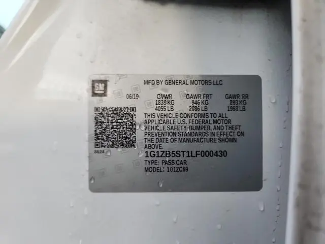 2020 CHEVROLET MALIBU LS  