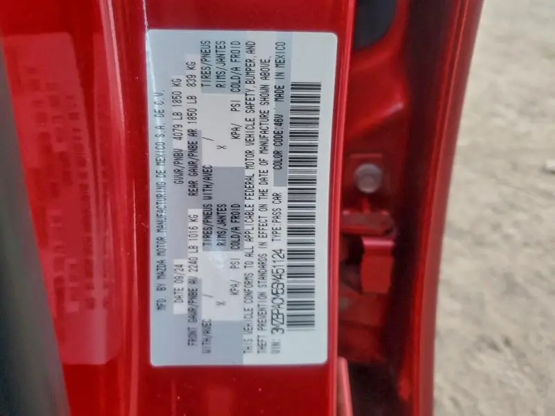 2025 MAZDA 3 PREFERRED  