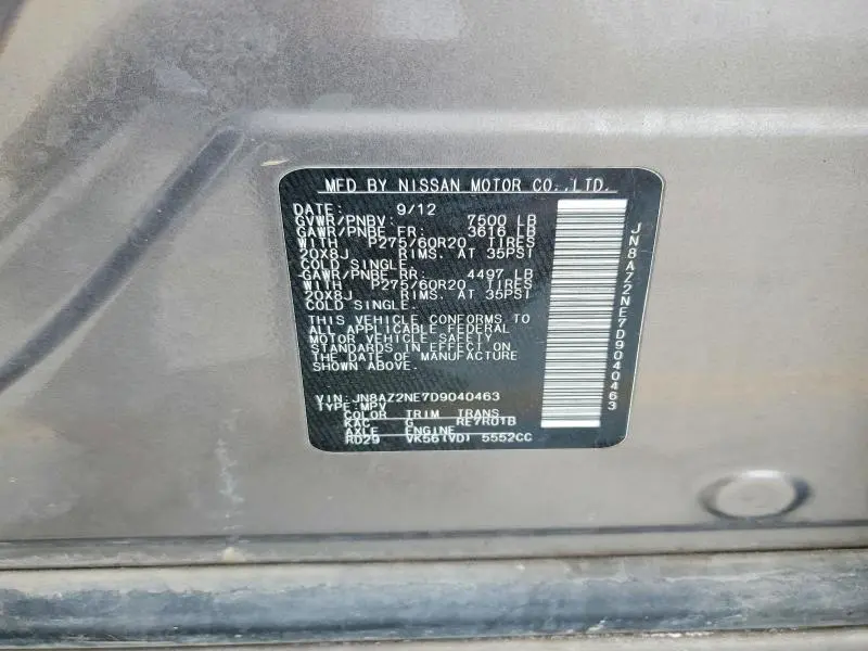 2013 INFINITI QX56 BASE  