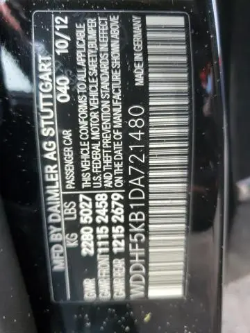 2013 MERCEDES-BENZ E 350  