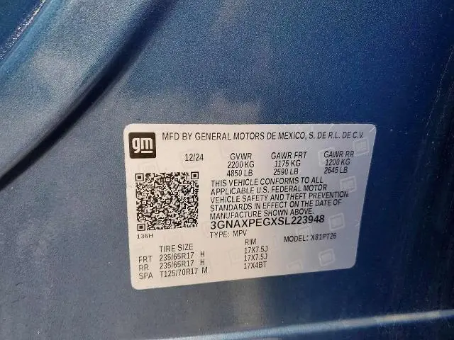 2025 CHEVROLET EQUINOX LT  