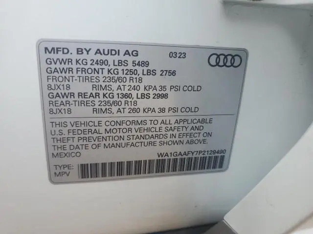 2023 AUDI Q5 PREMIUM 45  