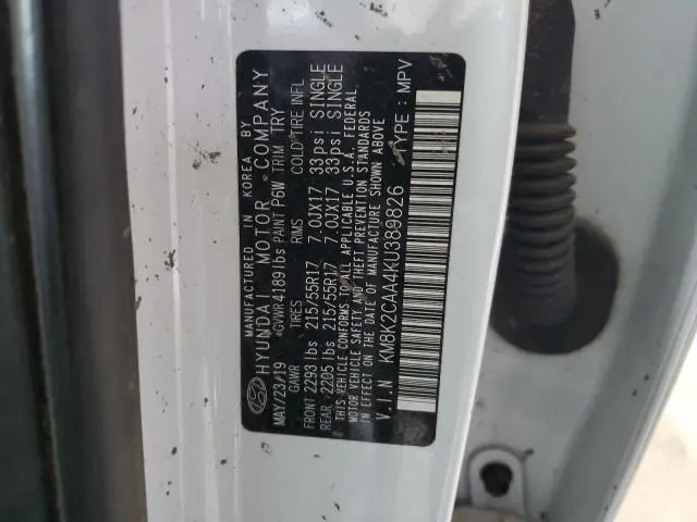 2019 HYUNDAI KONA SEL