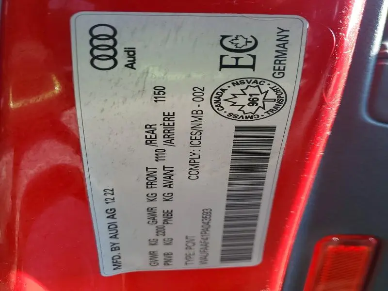 2023 AUDI A4 PRESTIGE 45  