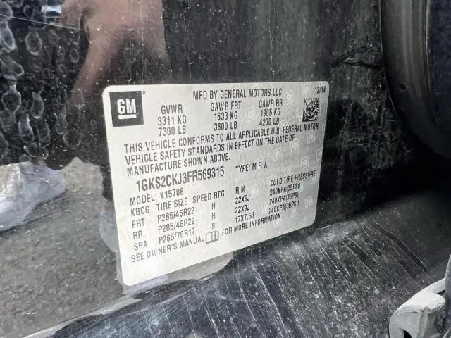 2015 GMC YUKON DENALI  