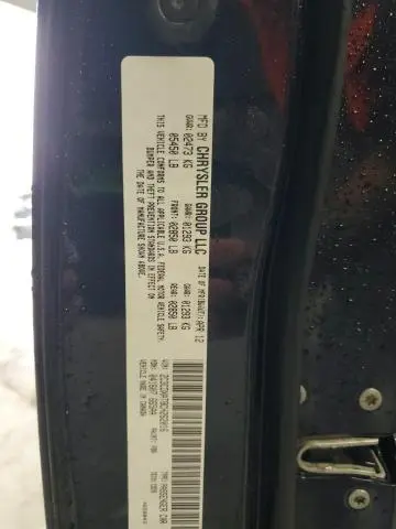 2012 DODGE CHARGER POLICE  