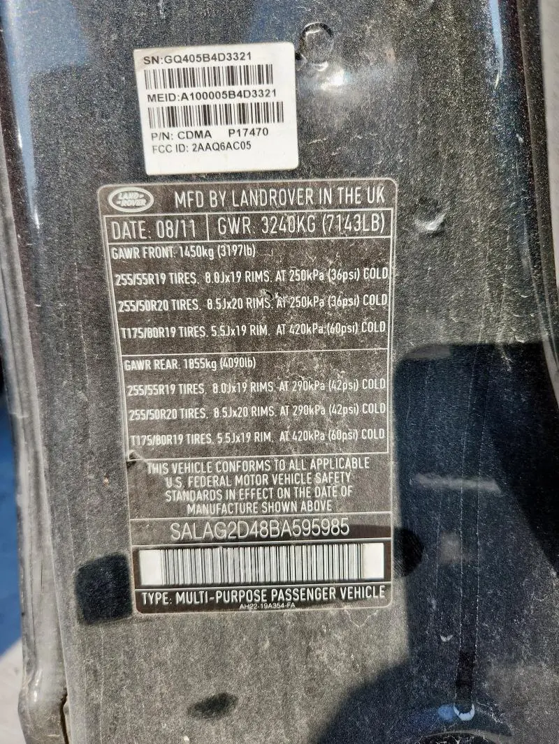 2011 LAND ROVER LR4 HSE  