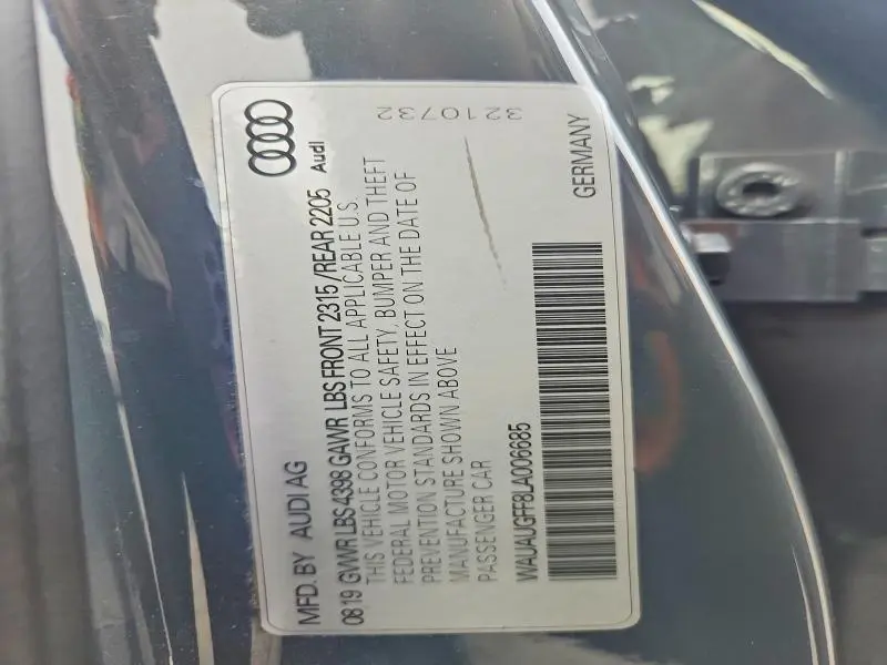 2020 AUDI A3 PREMIUM  