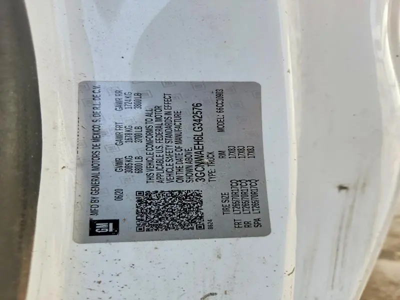 2020 CHEVROLET SILVERADO C1500  