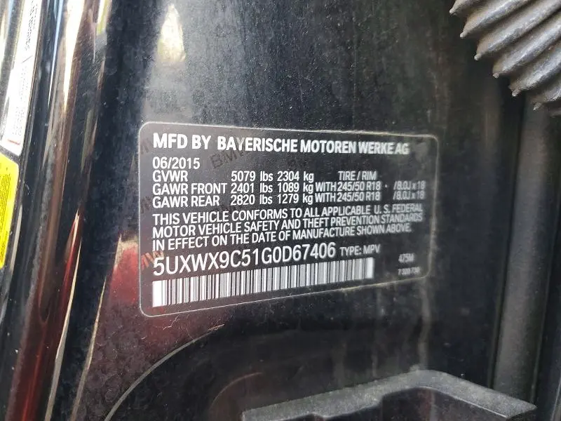2016 BMW X3 XDRIVE28I  
