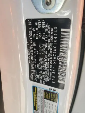 2021 KIA TELLURIDE SX  