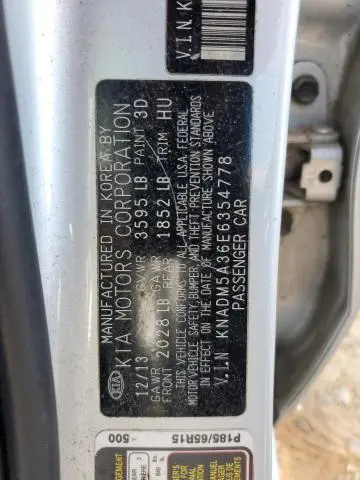 2014 KIA RIO LX  