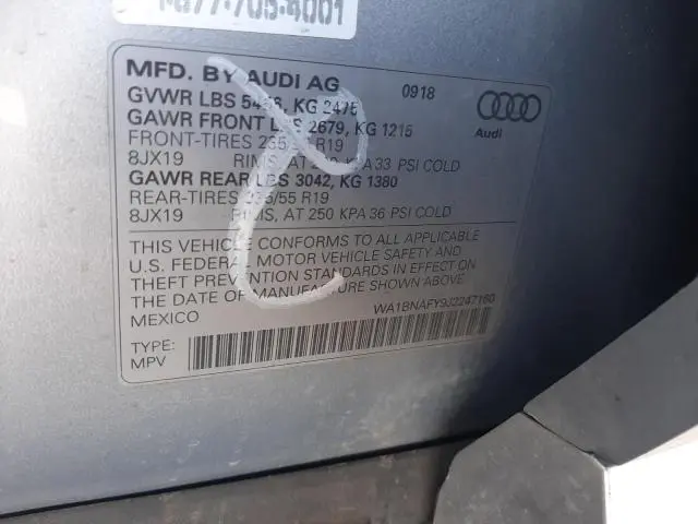 2018 AUDI Q5 PREMIUM PLUS  