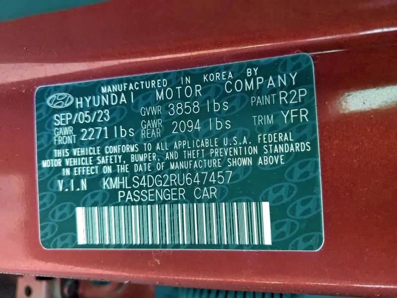 2024 HYUNDAI ELANTRA SEL  