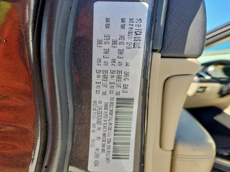 2019 JEEP GRAND CHEROKEE LIMITED  