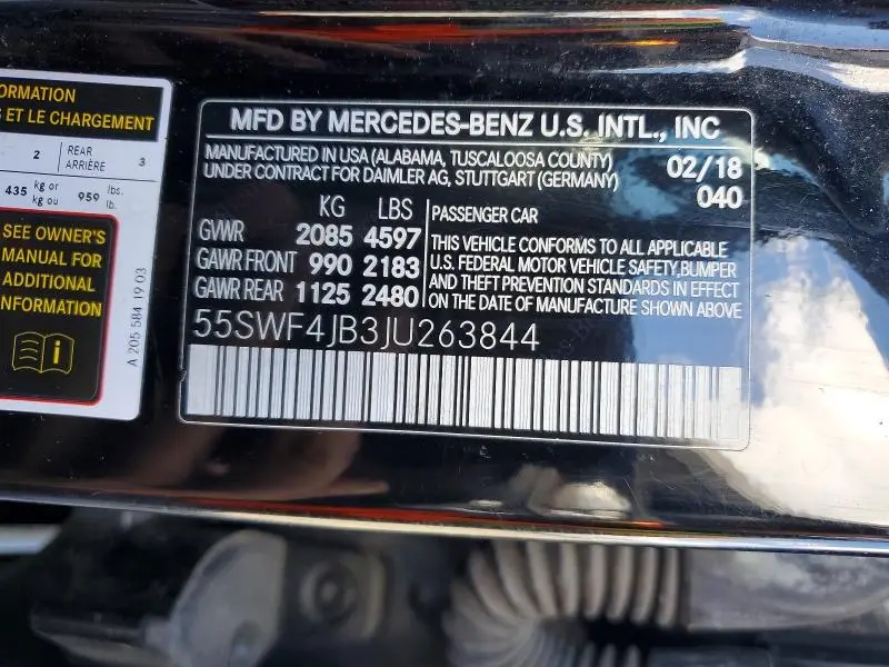 2018 MERCEDES-BENZ C 300  