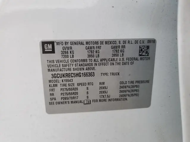 2017 CHEVROLET SILVERADO K1500 LT  