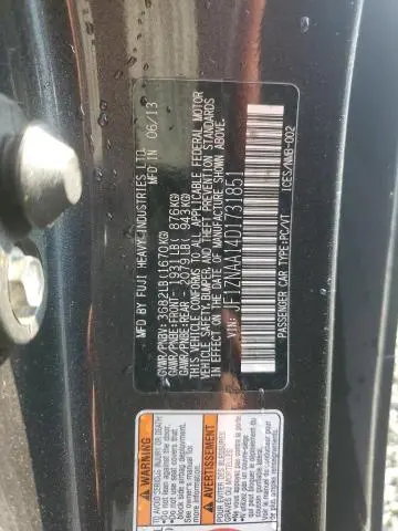 2013 TOYOTA SCION FR-S   