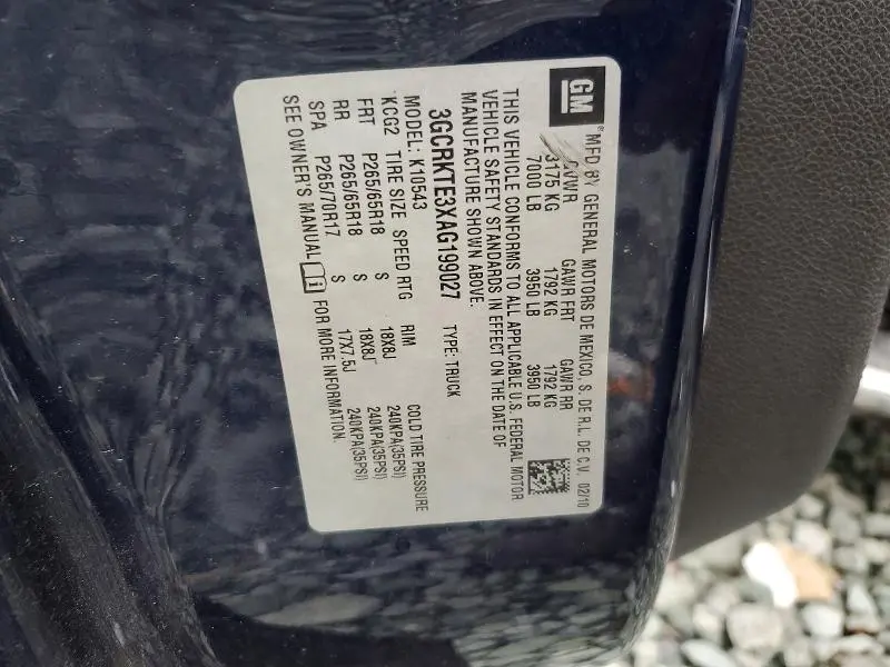 2010 CHEVROLET SILVERADO K1500 LTZ  