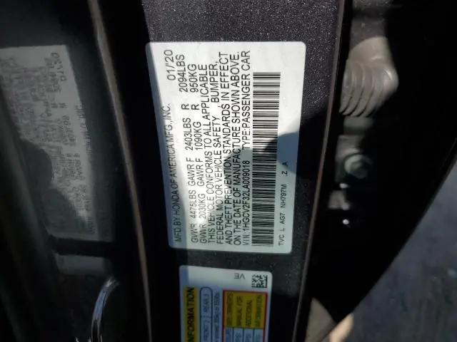 2020 HONDA ACCORD SPORT