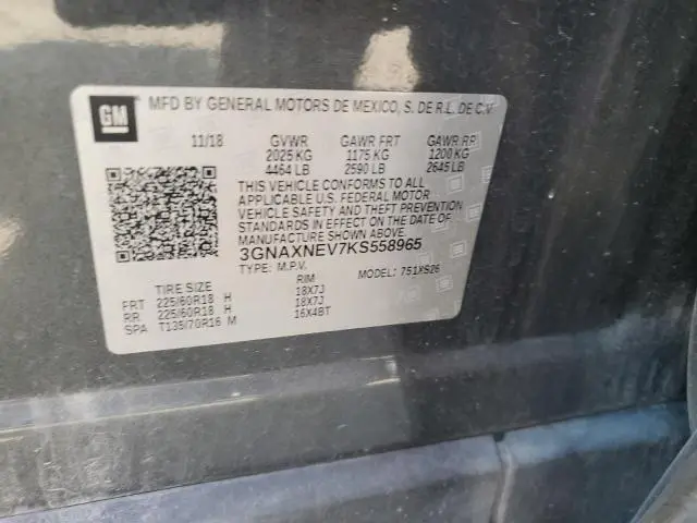 2019 CHEVROLET EQUINOX PREMIER  