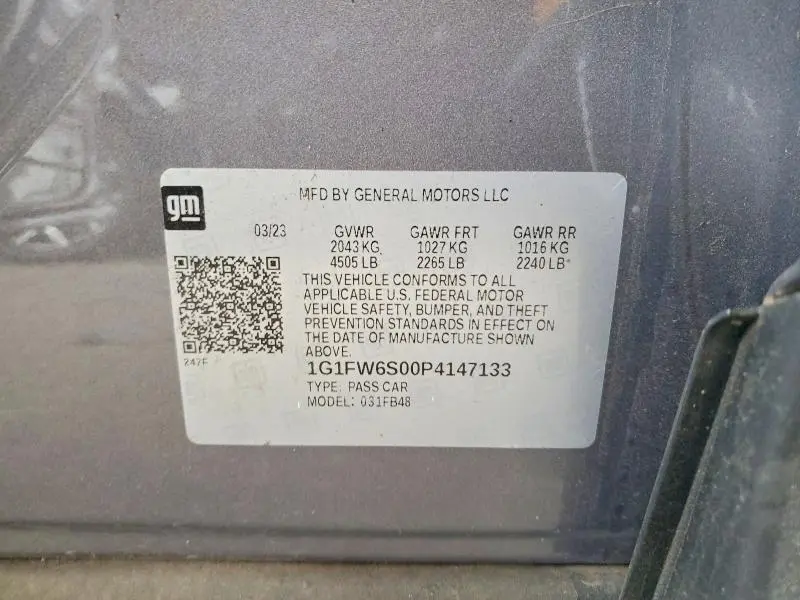 2023 CHEVROLET BOLT EV 1LT  