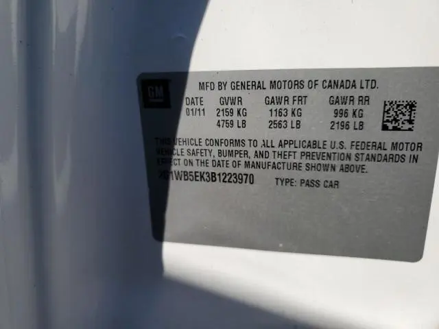 2011 CHEVROLET IMPALA LT  