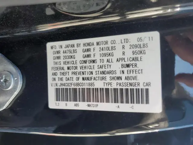 2011 ACURA TSX   