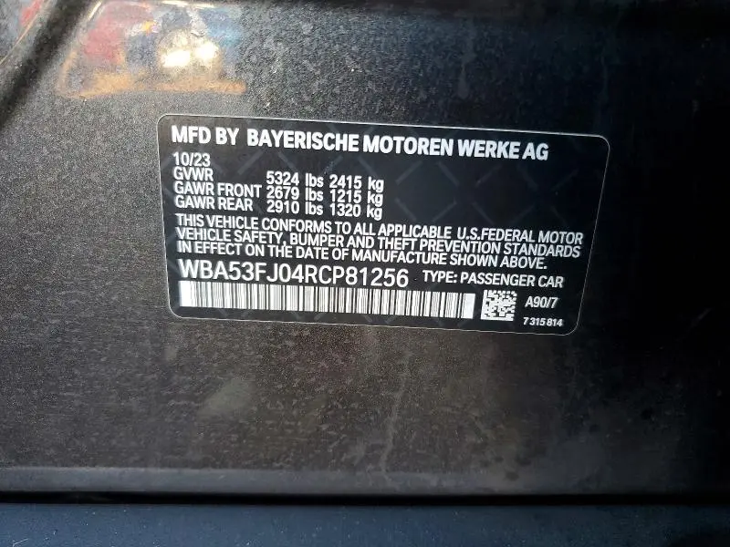 2024 BMW 530 XI  