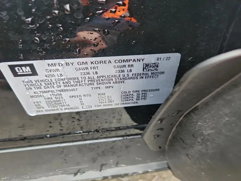 2022 CHEVROLET TRAILBLAZER LT  