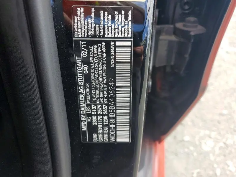 2011 MERCEDES-BENZ E 350 4MATIC  