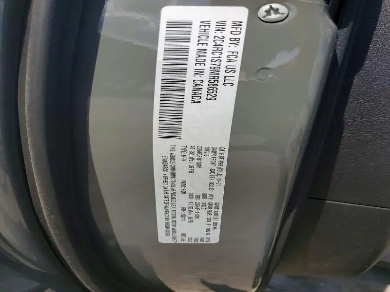 2021 CHRYSLER PACIFICA HYBRID LIMITED  