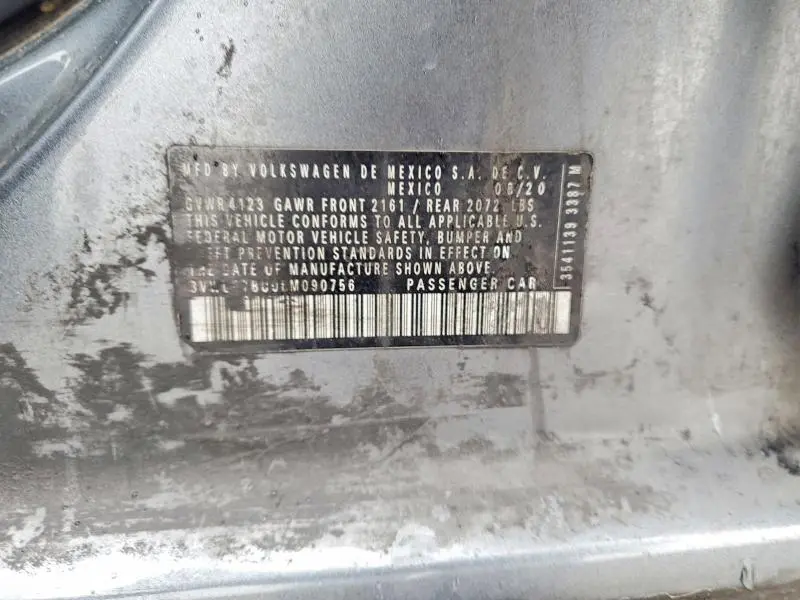 2020 VOLKSWAGEN JETTA S  