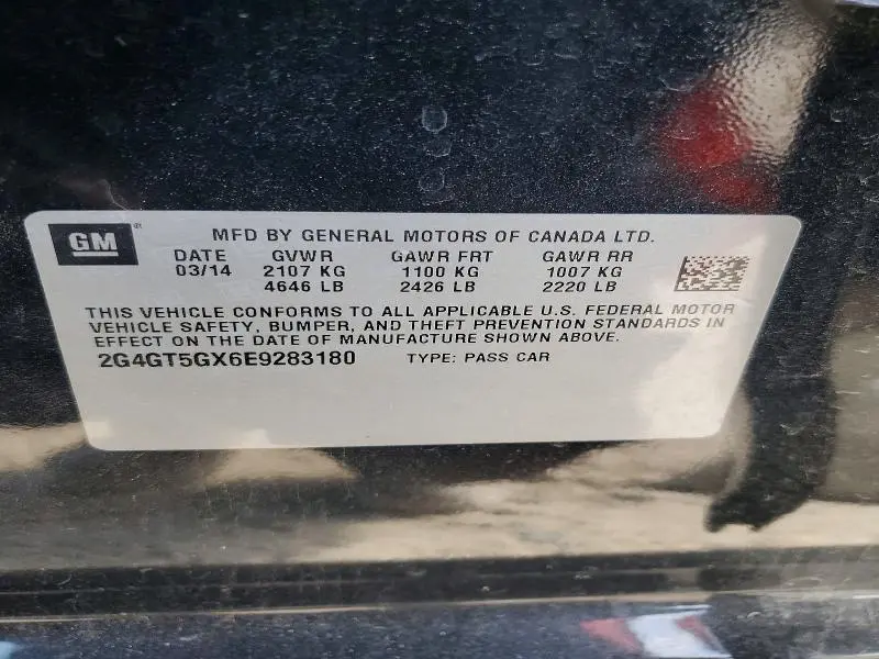 2014 BUICK REGAL GS  