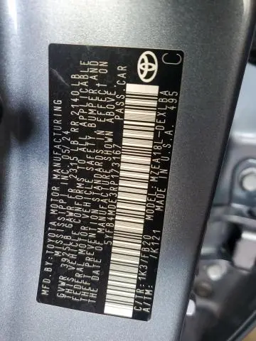 2024 TOYOTA COROLLA LE  