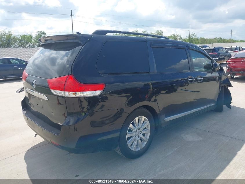 2012 TOYOTA SIENNA LIMITED V6 7 PASSENGER