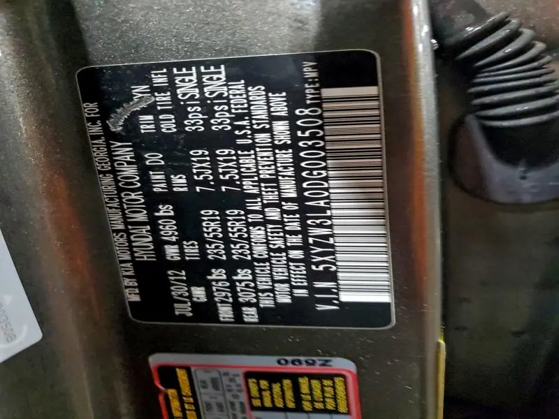 2013 HYUNDAI SANTA FE SPORT   