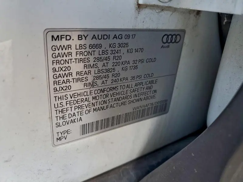 2018 AUDI Q7 PRESTIGE  